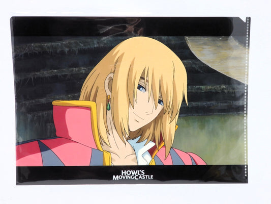 HOWL’S MOVING CASTLE Studio Ghibli Clear File A4 Rare & 1/24 Film Second Cube