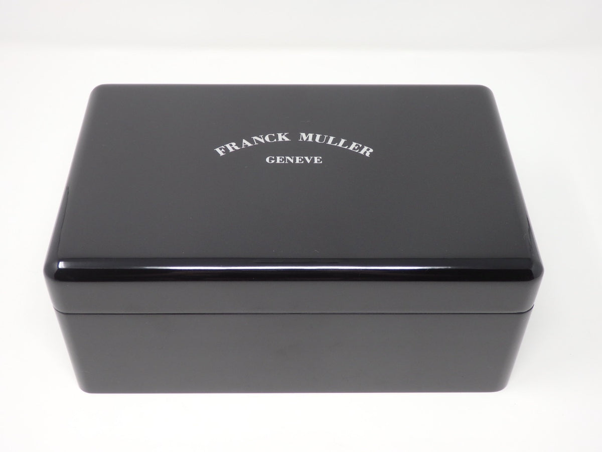 Franck Muller Watch Storage Box Empty Grand Prix Conquistador Black Enameled
