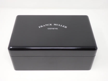 Franck Muller Watch Storage Box Empty Grand Prix Conquistador Black Enameled