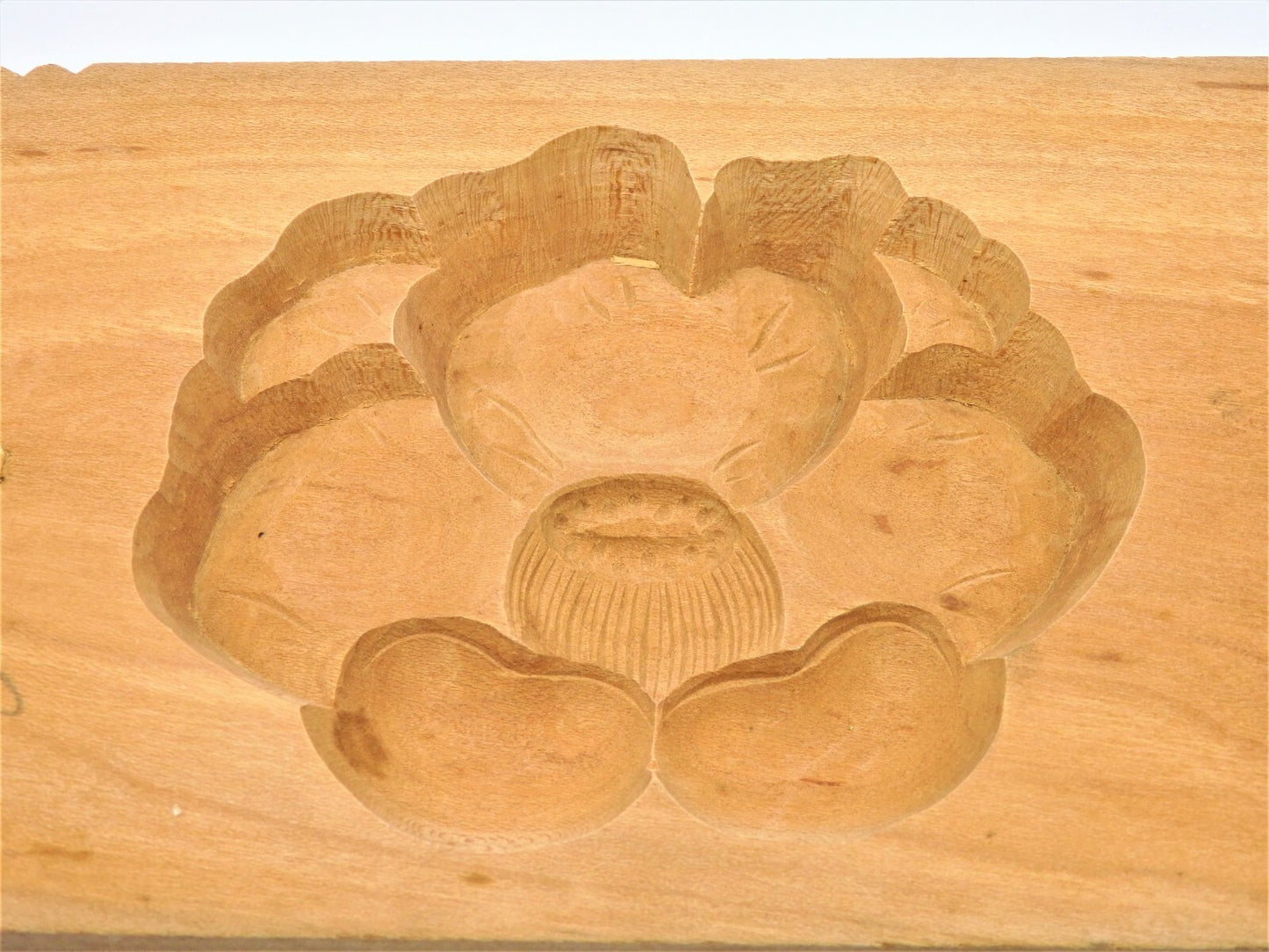WAGASHI Kashigata Japanese Sweets Wooden Mold Camellia Vintage Pastry Cake #2