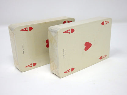 mila schon 2 Deck Playing Cards Sealed Vintage Poker Game Auth Classic Box Rare