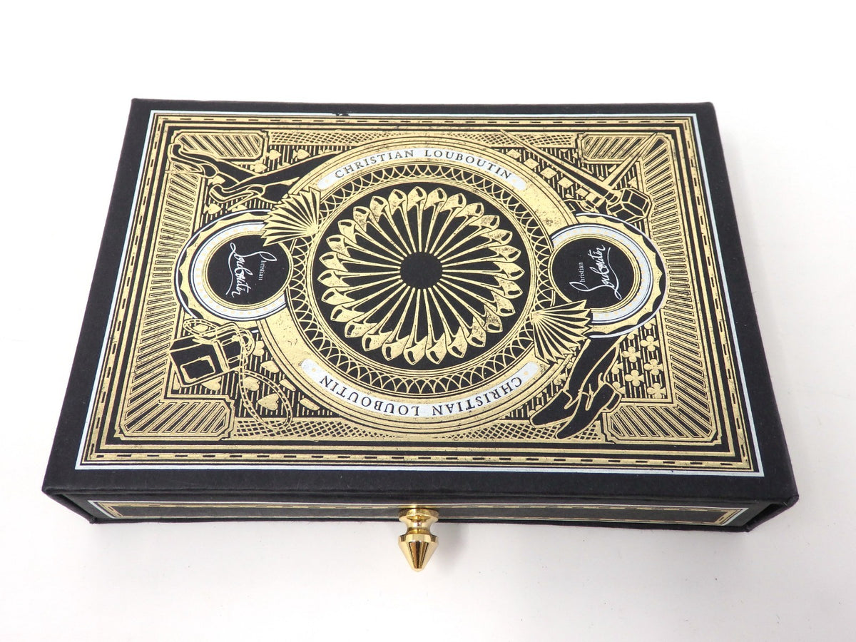 Christian Louboutin 2 Deck of Playing Cards Poker Game Sealed Luxury Box Gitt