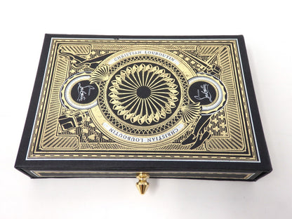 Christian Louboutin 2 Deck of Playing Cards Poker Game Sealed Luxury Box Gitt