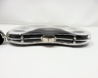 Yves Saint Laurent YSL Rive Gauche Vintage Plexiglass Clutch Bag Brown w/Tag