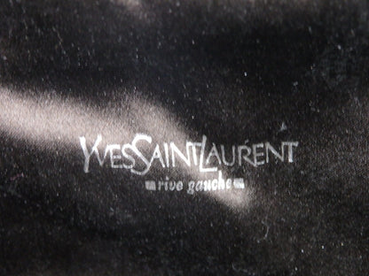 Yves Saint Laurent YSL Rive Gauche Vintage Plexiglass Clutch Bag Brown w/Tag