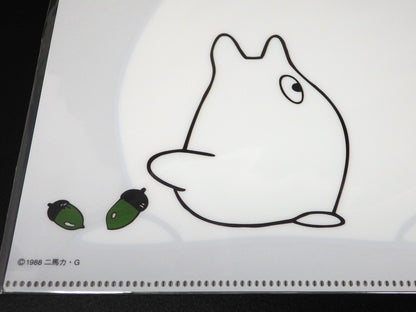 Studio Ghibli TOTORO Set of 2 Clear File A4 Art Cel Layout Exhibition Limited