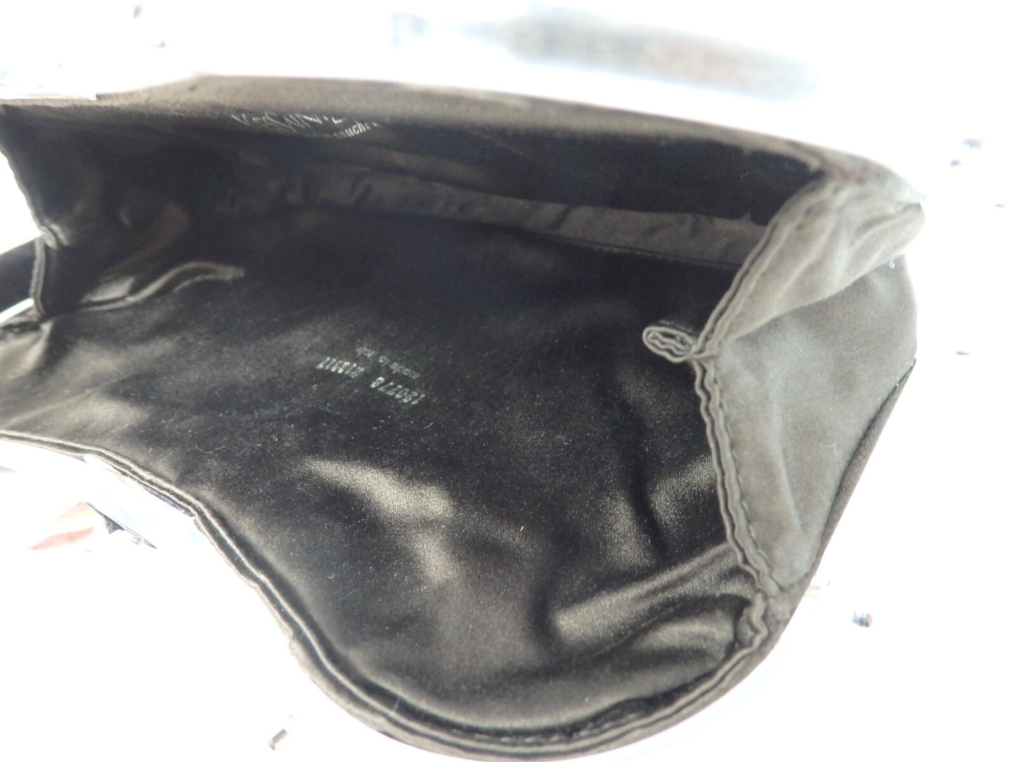 Yves Saint Laurent YSL Rive Gauche Vintage Plexiglass Clutch Bag Brown w/Tag