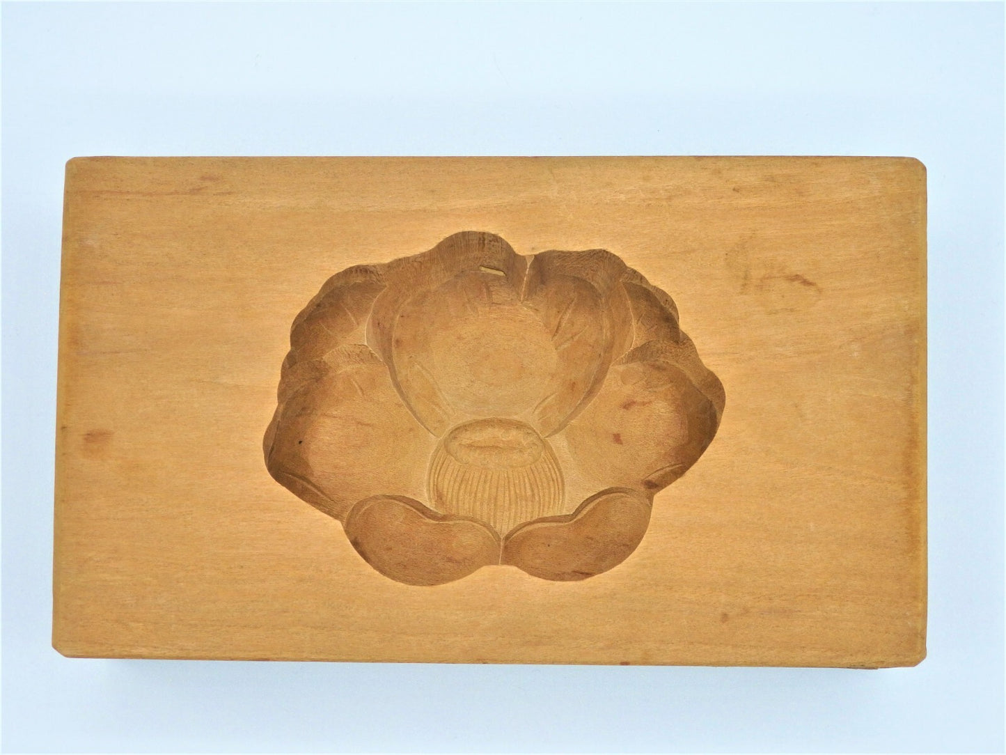 WAGASHI Kashigata Japanese Sweets Wooden Mold Camellia Vintage Pastry Cake #2