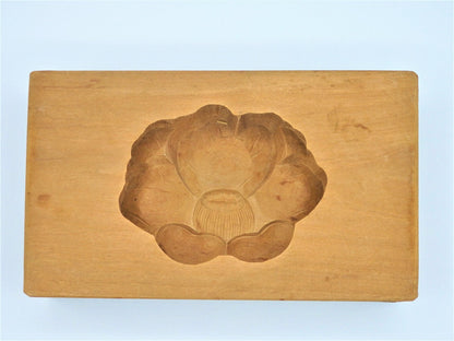 WAGASHI Kashigata Japanese Sweets Wooden Mold Camellia Vintage Pastry Cake #2