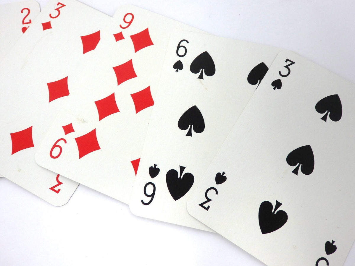 OLD GUCCI Sherry Line 2 Deck Playing Cards Game Classic Interlocking GG Blue Red