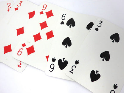OLD GUCCI Sherry Line 2 Deck Playing Cards Game Classic Interlocking GG Blue Red