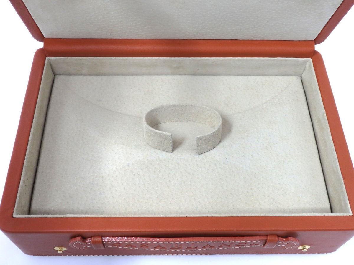 Franck Muller CASABLANCA Watch Storage Box Empty Light Brown Certificate Case JP