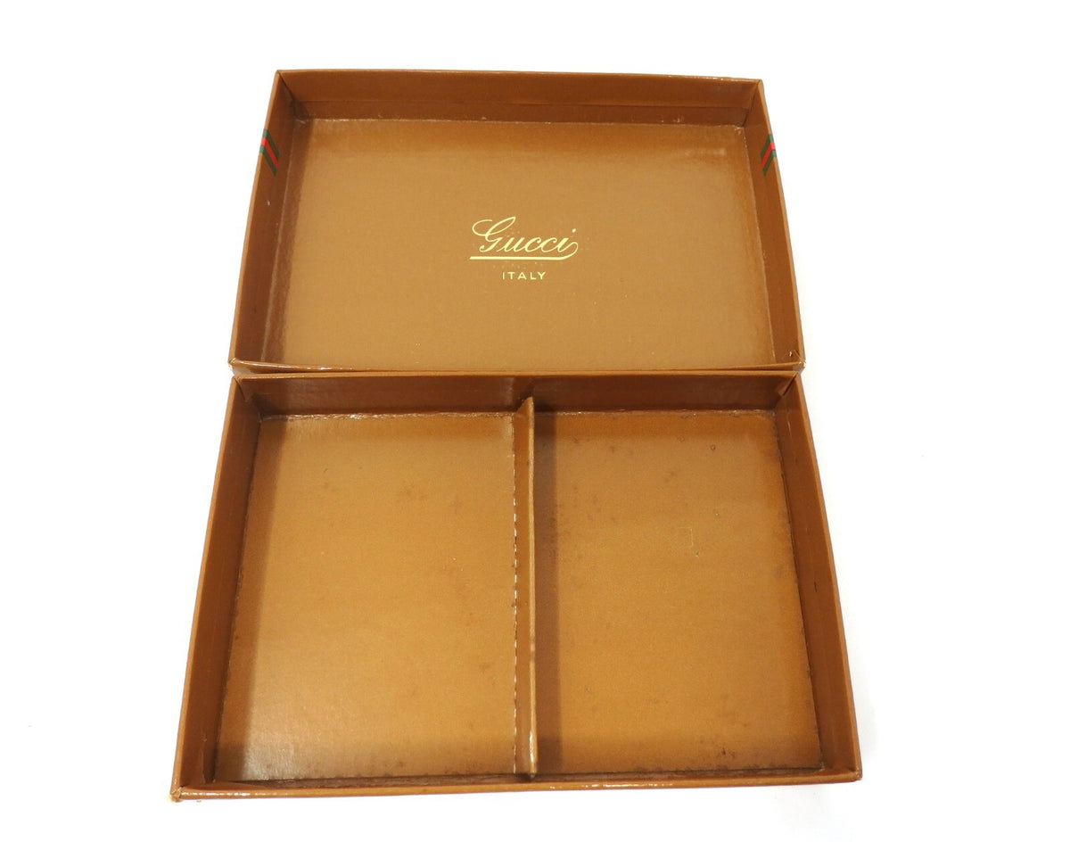 OLD GUCCI Sherry Line 2 Deck Playing Cards Game Classic Interlocking GG Blue Red