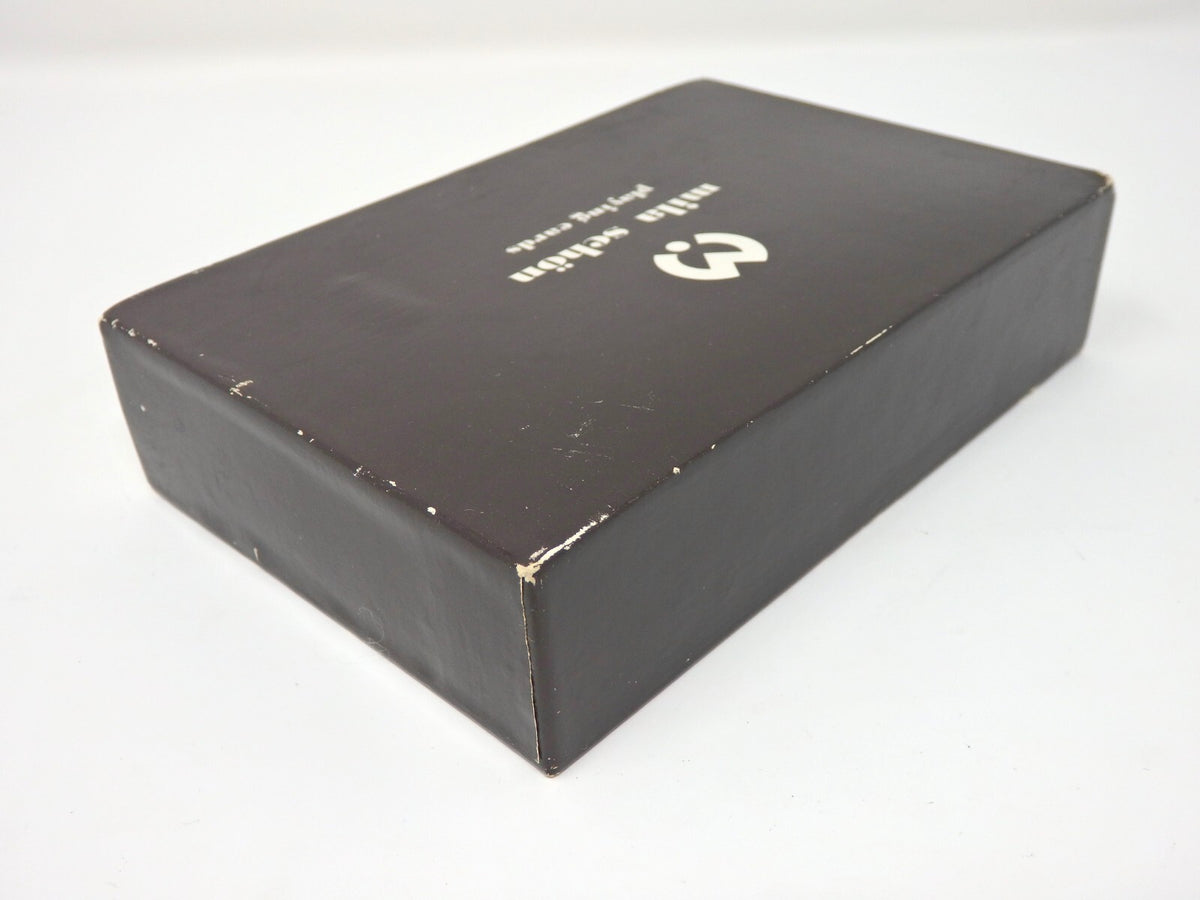 mila schon 2 Deck Playing Cards Sealed Vintage Poker Game Auth Classic Box Rare