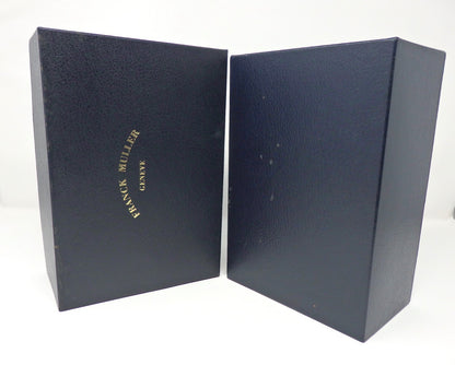 Franck Muller Empty Watch Storage Box Crocodile Embossed w/ Certificate Case