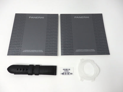 OFFICINE PANERAI Watch Box Case Storage Wood Empty Genuine Belt Booklets Bezel