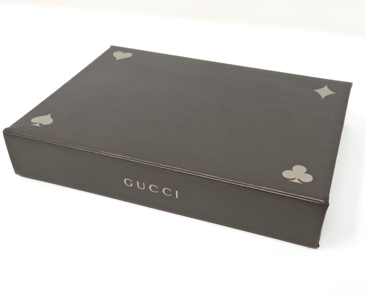 GUCCI 2 Deck Playing Cards Game Authe Classic Interlocking GG Logo Sealed w/ Box