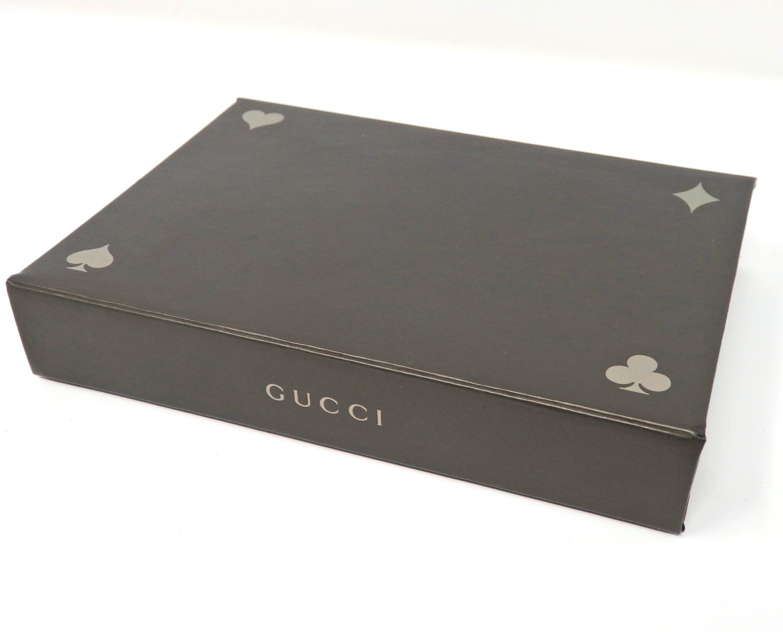 GUCCI 2 Deck Playing Cards Game Authe Classic Interlocking GG Logo Sealed w/ Box