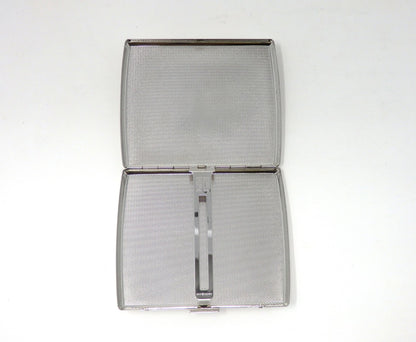 GIVENCHY Logo 4G Vintage Cigarette Holder Card Case Silver Color Beautiful Rare!