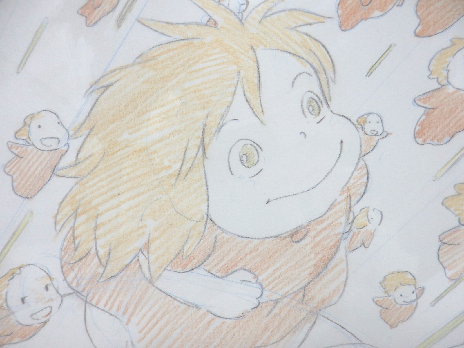 Studio Ghibli PONYO Replica Original Picture Art Cel Layout limited Miyazaki