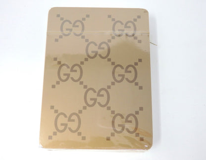 GUCCI 2 Deck Playing Cards Game Authe Classic Interlocking GG Logo Sealed w/ Box