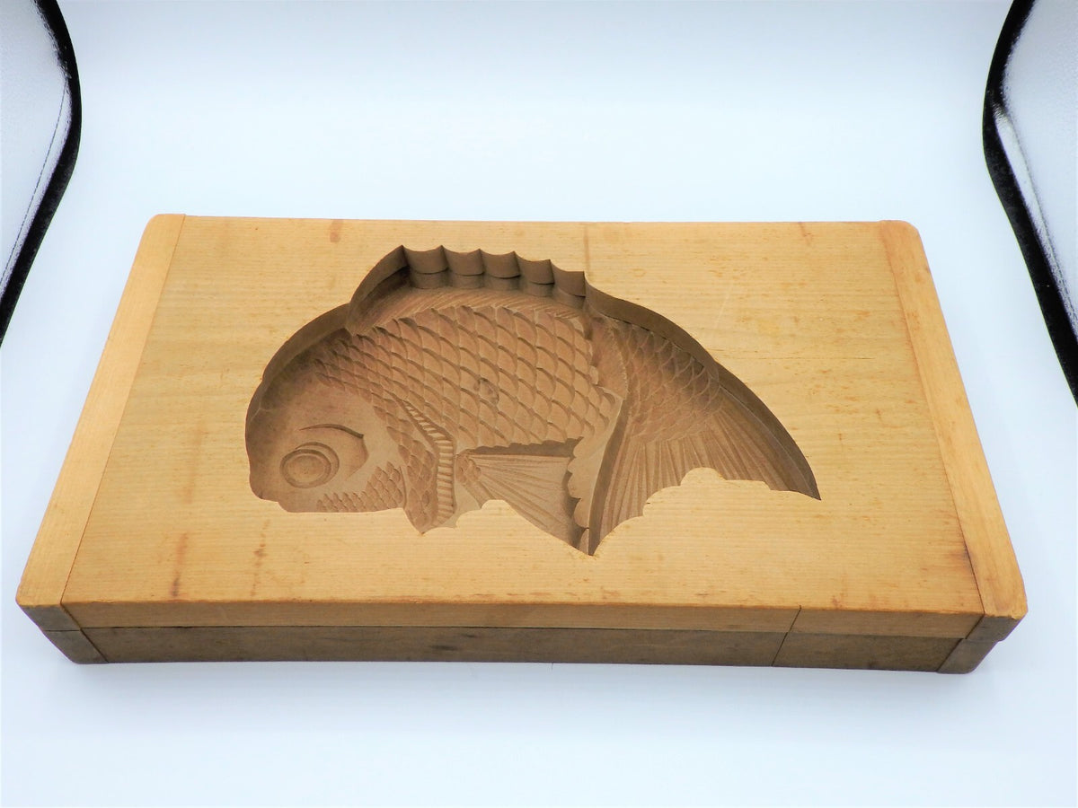 Set of 5 WAGASHI Kashigata Japanese Sweets Pastry Cake Wooden Mold Rare Design
