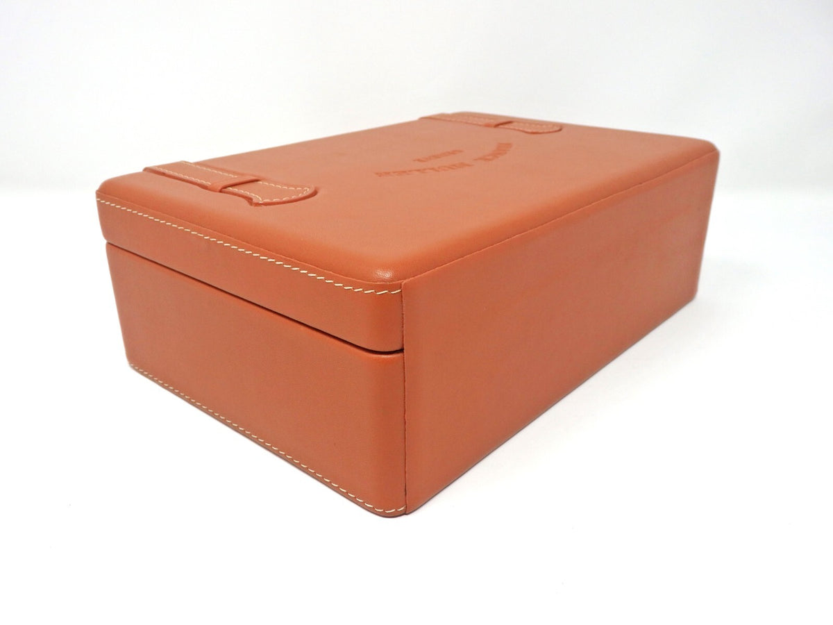 Franck Muller CASABLANCA Watch Storage Box Empty Light Brown Certificate Case JP