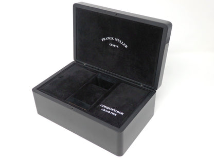 Franck Muller Watch Storage Box Empty Grand Prix Conquistador Black Enameled