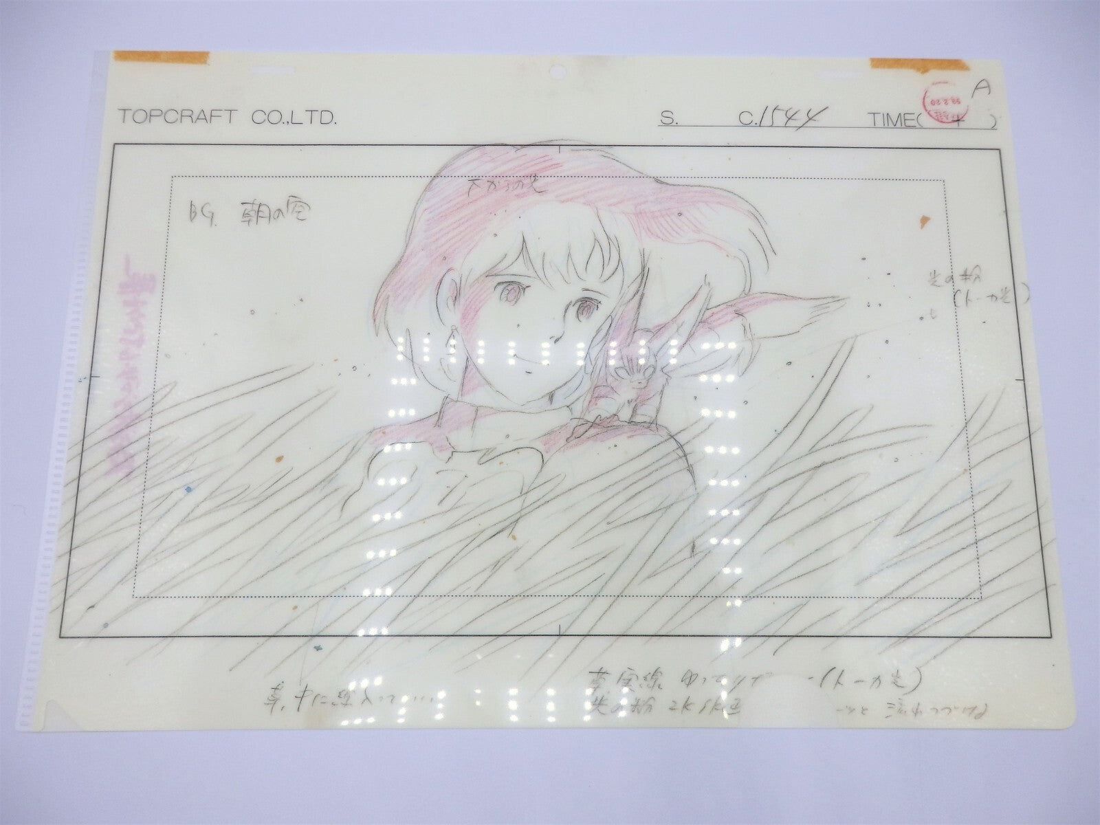 Studio Ghibli NAUSICAA of the Valley of the Wind Clear File A4 Layout Miyazaki 