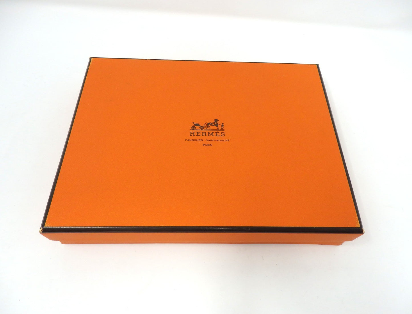 HERMES Mini Ashtray Set 4 Plate Change Tray Bird Pattern Porcelain Interior Box