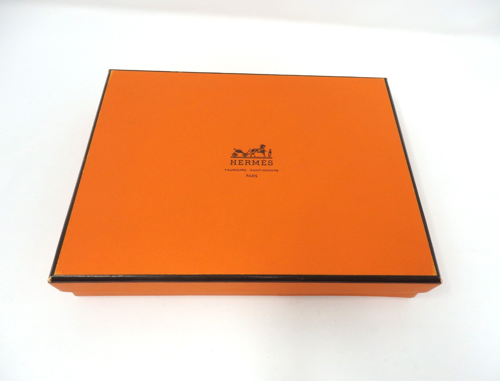 HERMES Mini Ashtray Set 4 Plate Change Tray Bird Pattern Porcelain Interior Box