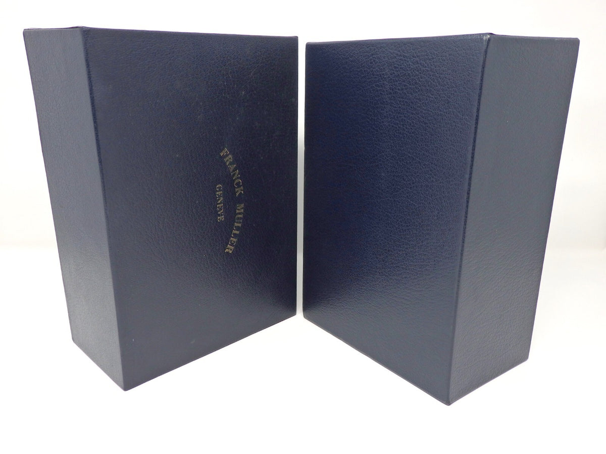 Franck Muller CASABLANCA Watch Storage Box Empty Light Brown Certificate Case JP