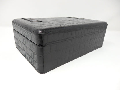 Franck Muller Empty Watch Storage Box Crocodile Embossed w/ Certificate Case