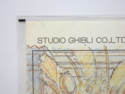 Studio Ghibli Whisper of the Heart W/ Postcard Original Picture Art Cel Layout