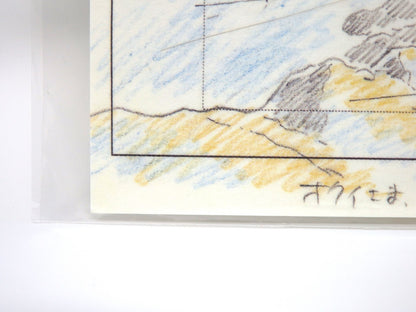 Studio Ghibli Howl's Moving Castle W Postcards Original Picture Art Cel Layout