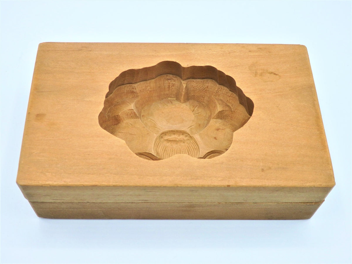 Set of 5 WAGASHI Kashigata Japanese Sweets Pastry Cake Wooden Mold Rare Design