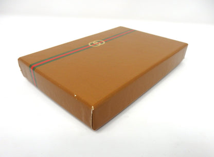 OLD GUCCI Sherry Line 2 Deck Playing Cards Game Classic Interlocking GG Blue Red