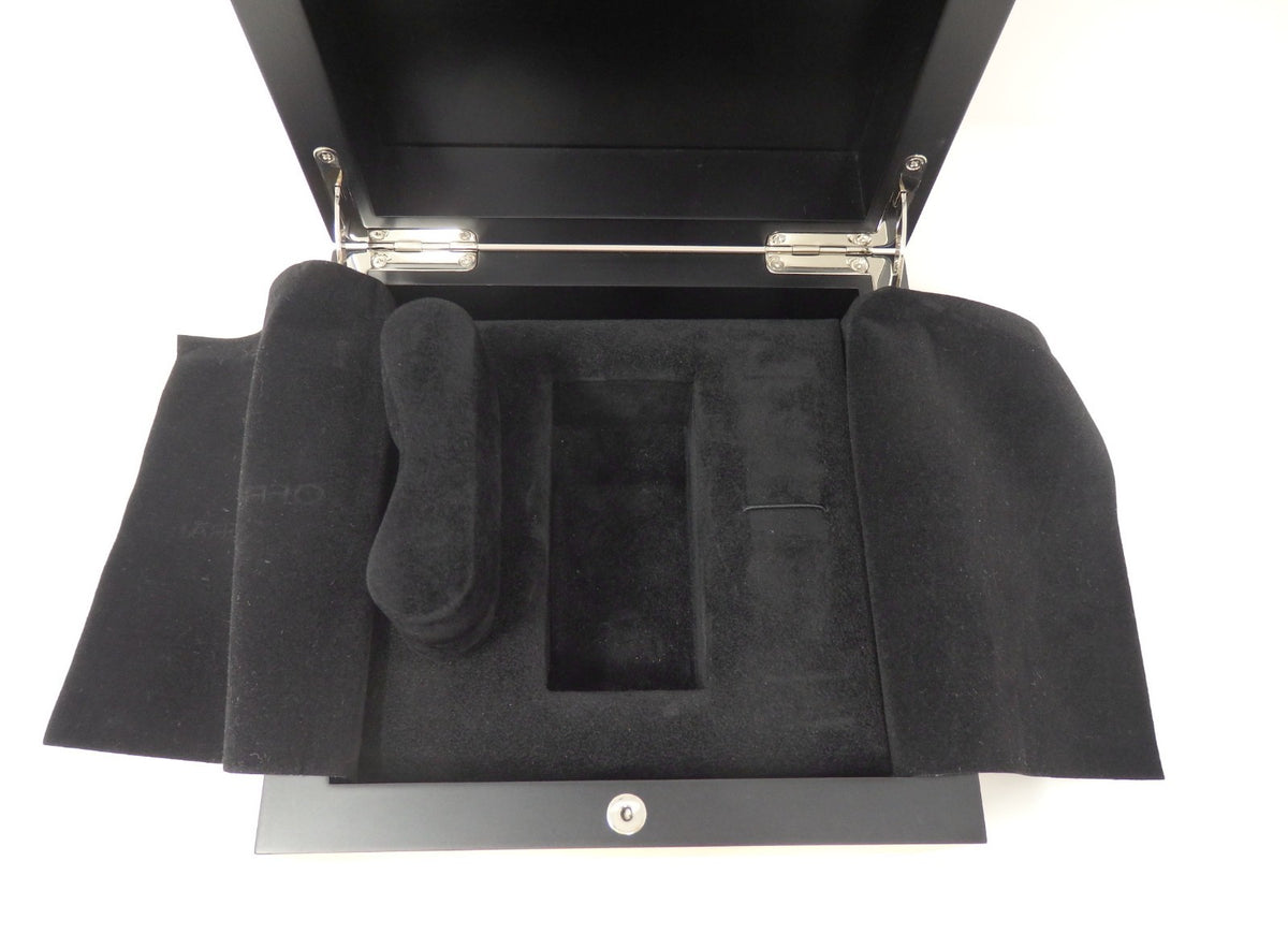 OFFICINE PANERAI Watch Box Case Storage Wood Empty Genuine Belt Booklets Bezel