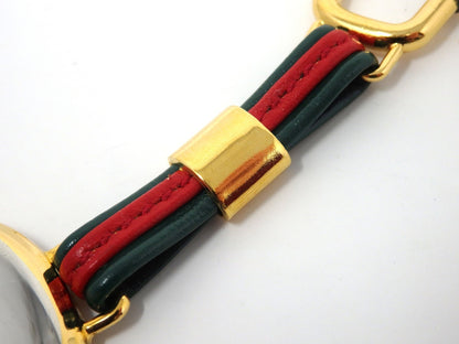 GUCCI Vintage Sherry Line Interlocking G Logo Keychain Holder Ring Charm Boxed