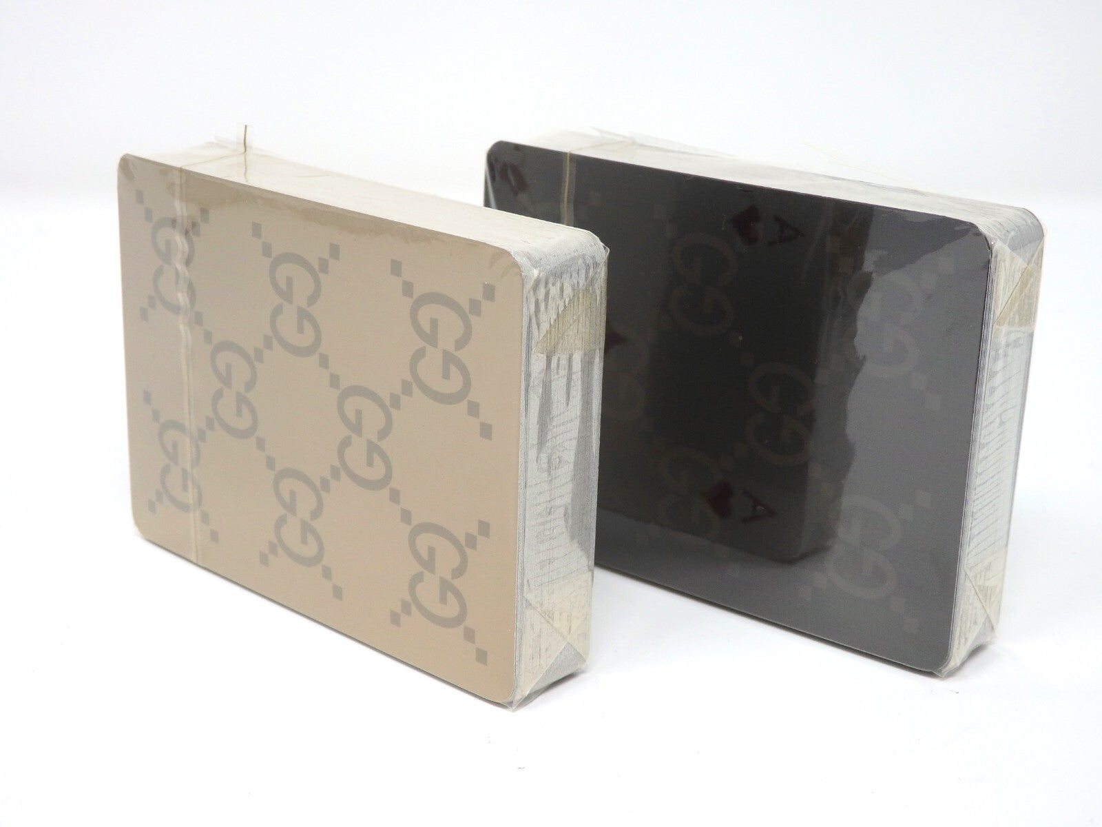 GUCCI 2 Deck Playing Cards Game Authe Classic Interlocking GG Logo Sealed w/ Box