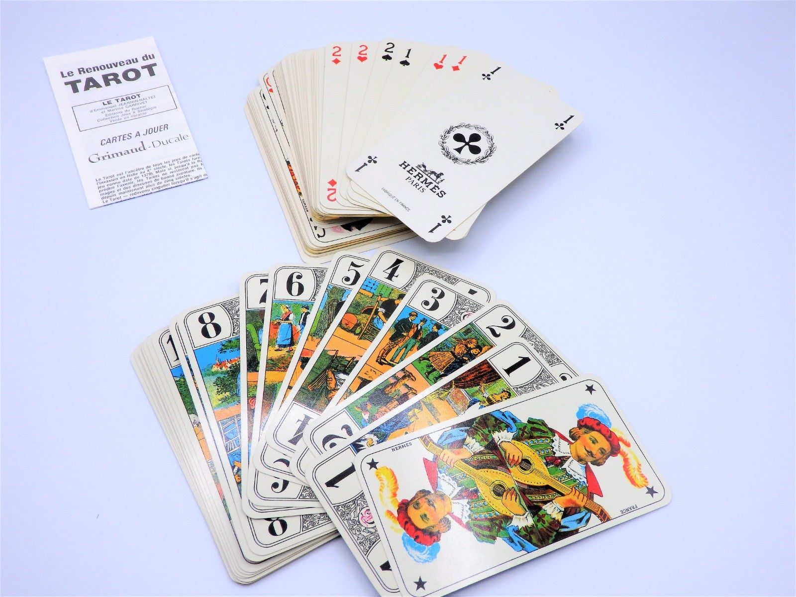 HERMES Tarot Cards With Manual Authentic Deck of Playing Cards 4-mark & H Design