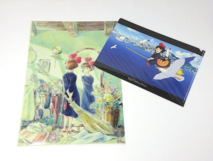 Studio Ghibli Kiki's Delivery Service 5pc Set Clear Files Towel Bag Memo Pad JPN