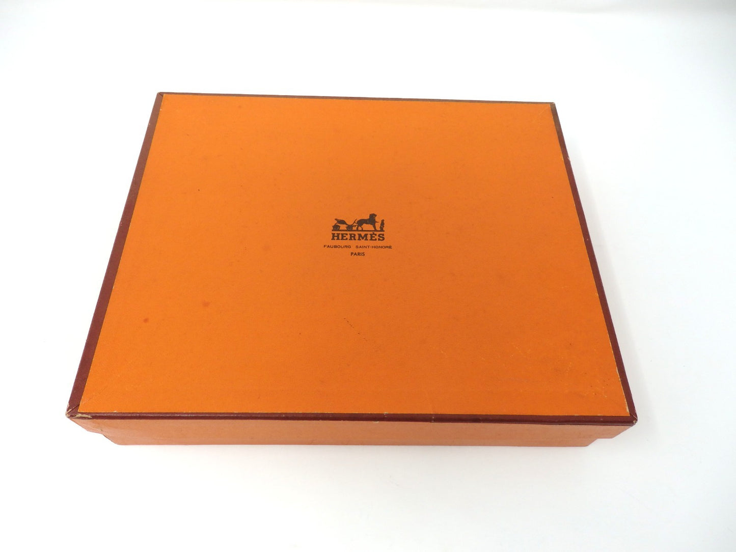 HERMES Ashtray Porcelain Exotic Bird Motif Interior Tableware Plate Gift Boxed