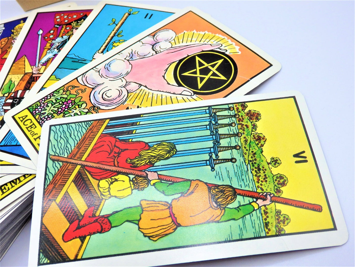 TAROT book and cards Vintage Alexandria Jupiter Super Rare Tairiku Shobou OBI JP
