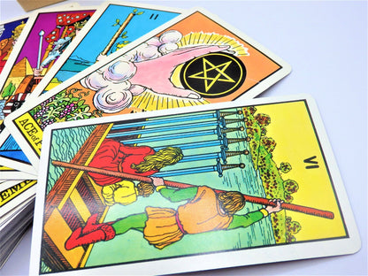 TAROT book and cards Vintage Alexandria Jupiter Super Rare Tairiku Shobou OBI JP