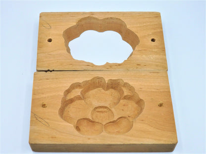 Set of 5 WAGASHI Kashigata Japanese Sweets Pastry Cake Wooden Mold Rare Design