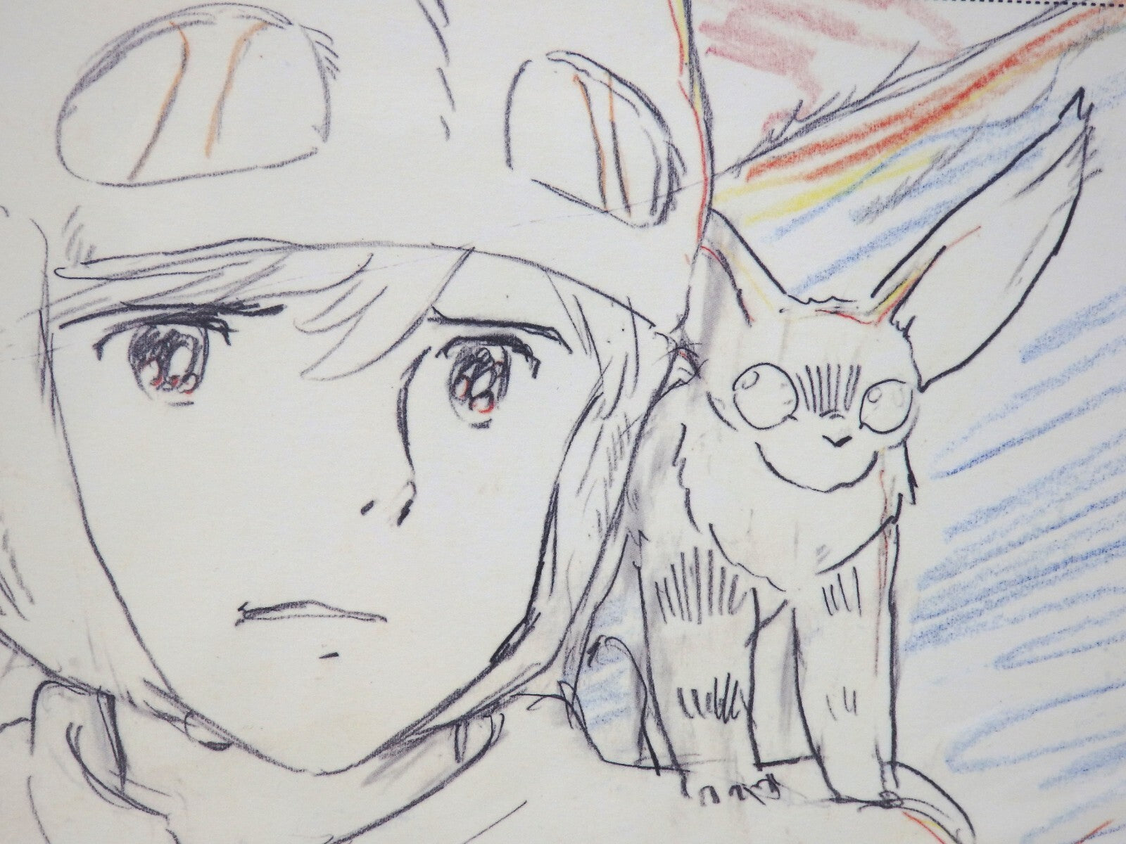 Studio Ghibli NAUSICAA OF THE VALLEY OF THE WIND Replica Original Picture Art 