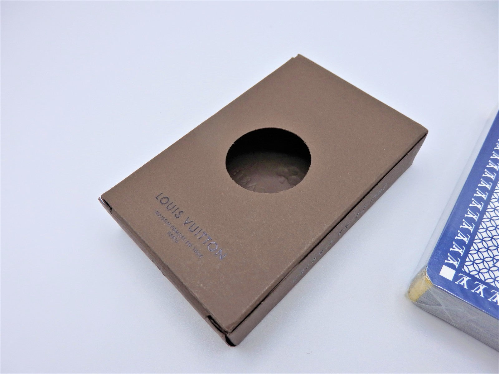 LOUIS VUITTON VIP Playing Cards 1 deck Monogram BLUE Authentic Gift Sealed Rare