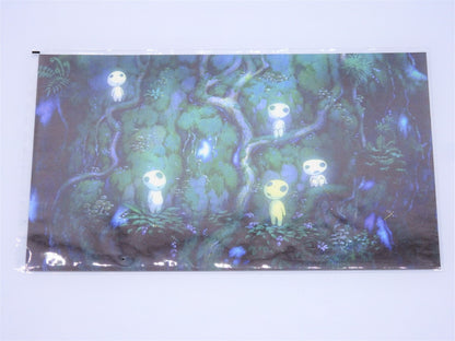 Studio Ghibli Princess Mononoke Double Postcard Original Picture Art Cel Layout