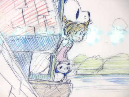 Studio Ghibli Clear File A4 Special Set of 3 Layout Cel Miyazaki Limited Rare!!